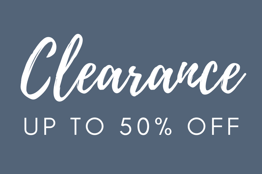 Clearance up to 50% off