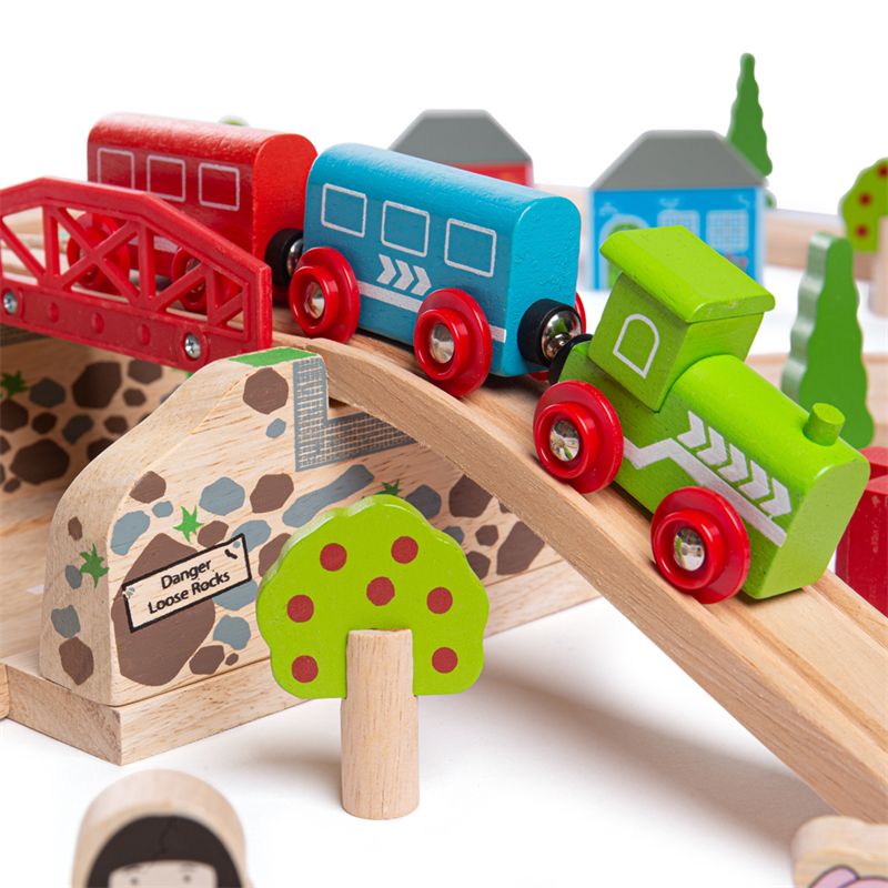 Bigjigs - Rural Rail and Road Set