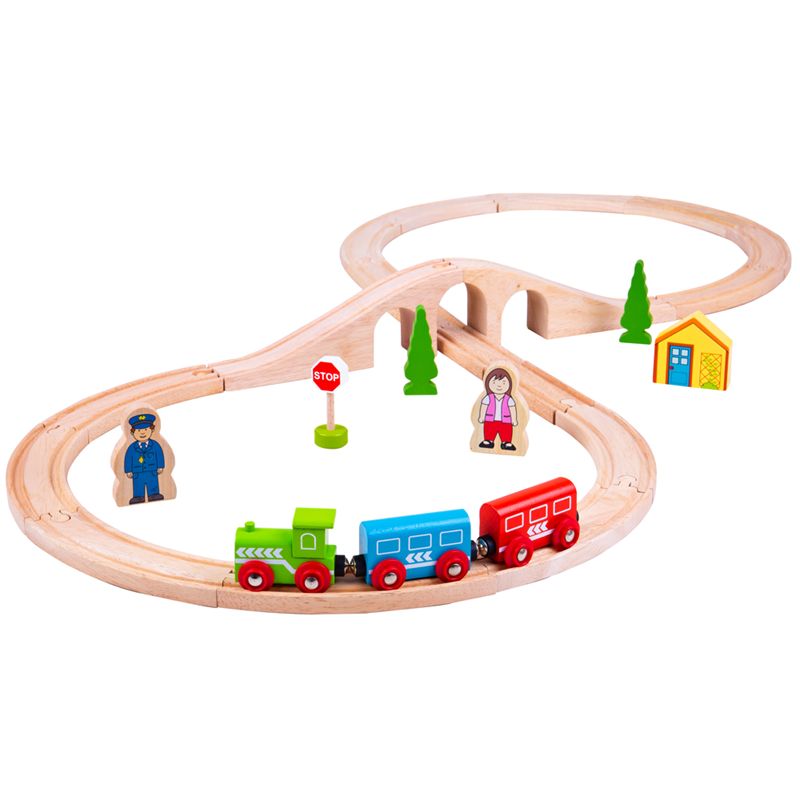 Bigjigs - Figure of Eight Train Set