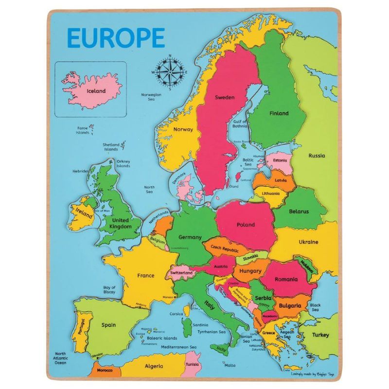 Bigjigs - Europe Inset Puzzle