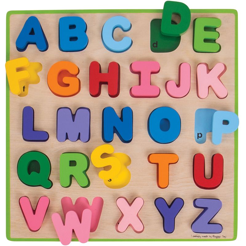 Bigjigs - Chunky Uppercase Alphabet Puzzle
