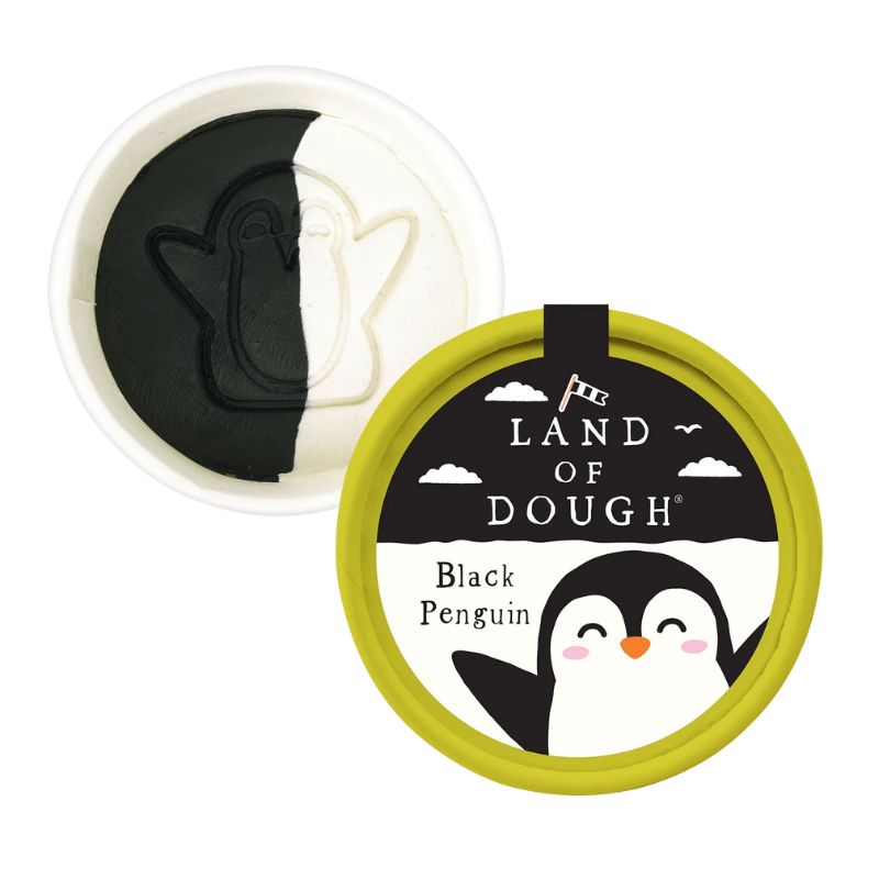 Land Of Dough Mini Pot - Black Penguin