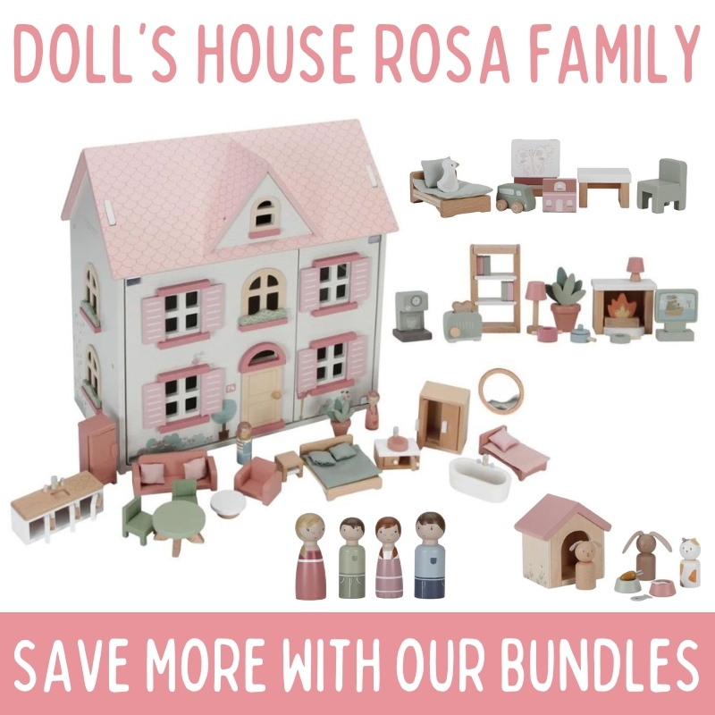 Little Dutch Doll's House Bundle - Rosa Family