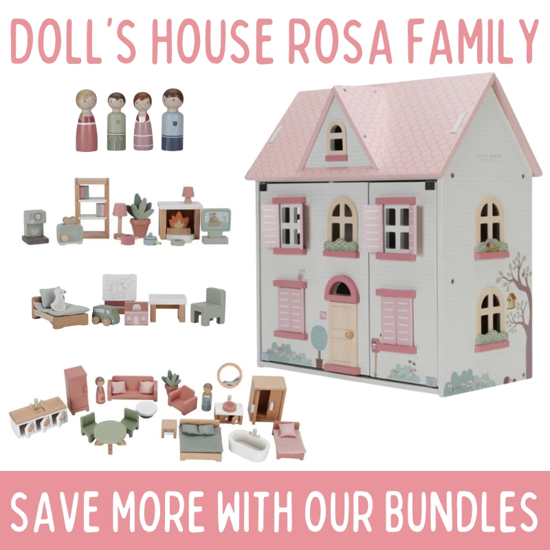 Little Dutch Doll's House Bundle - Rosa Family