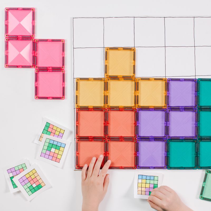 Connetix Tiles - 40 Piece Pastel Square Pack