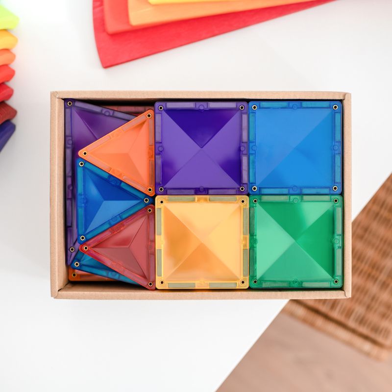 Connetix Tiles - 60 Piece Rainbow Starter Pack