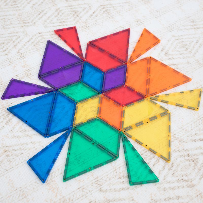 Connetix Tiles - 36 Piece Rainbow Shape Expansion Pack