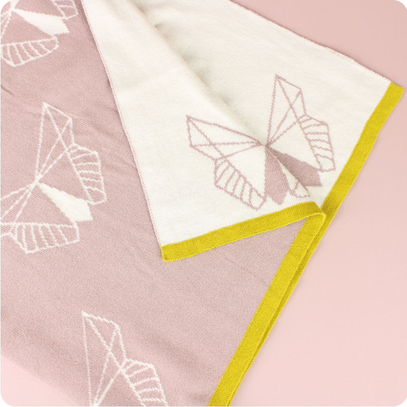 Fabelab Knit Blanket - Butterflies