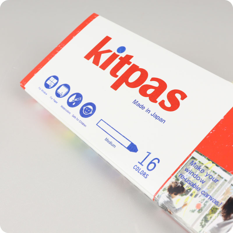 Kitpas Crayons - Medium - 16 Pack