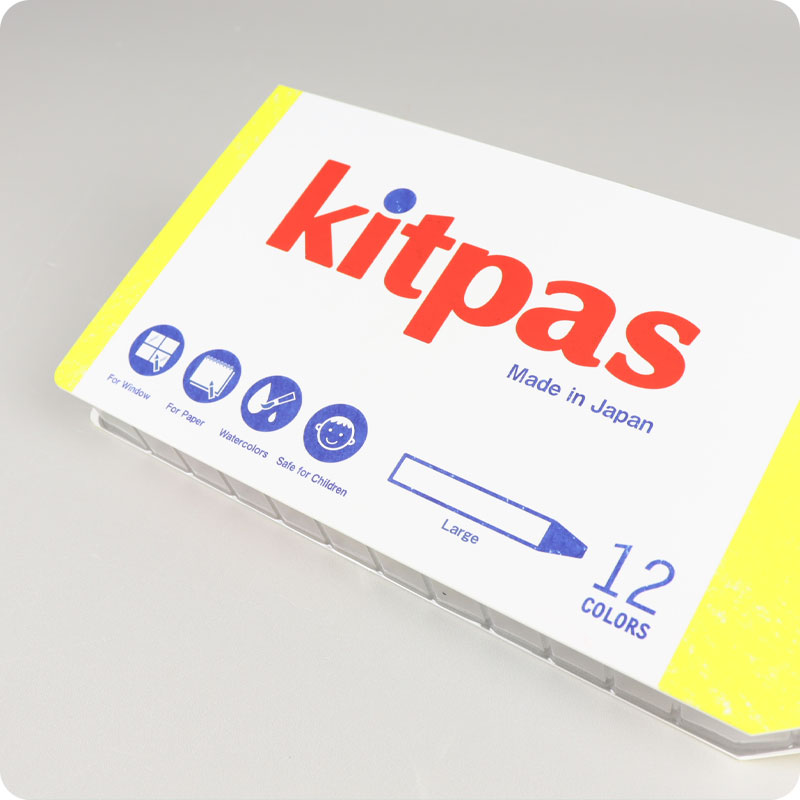 Kitpas Crayons - Large - 12 Pack