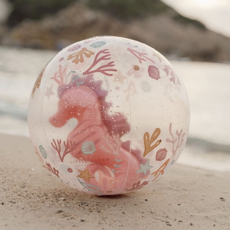 Little Dutch 3D Beach Ball - Ocean Dreams Pink