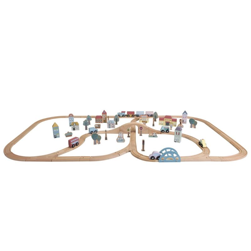 Little Dutch Railway Train XL Set - Starter Kit