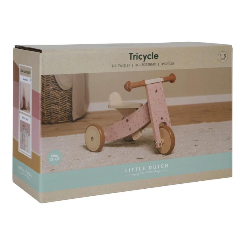 Little Dutch Wooden Tricycle  - Pink