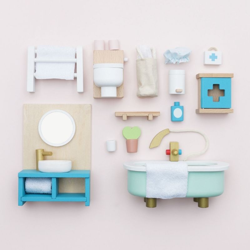 Le Toy Van Doll's House Bathroom Furniture Set