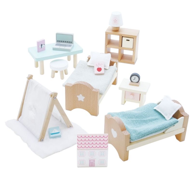 Le Toy Van Doll's House Child's Bedroom Furniture Set