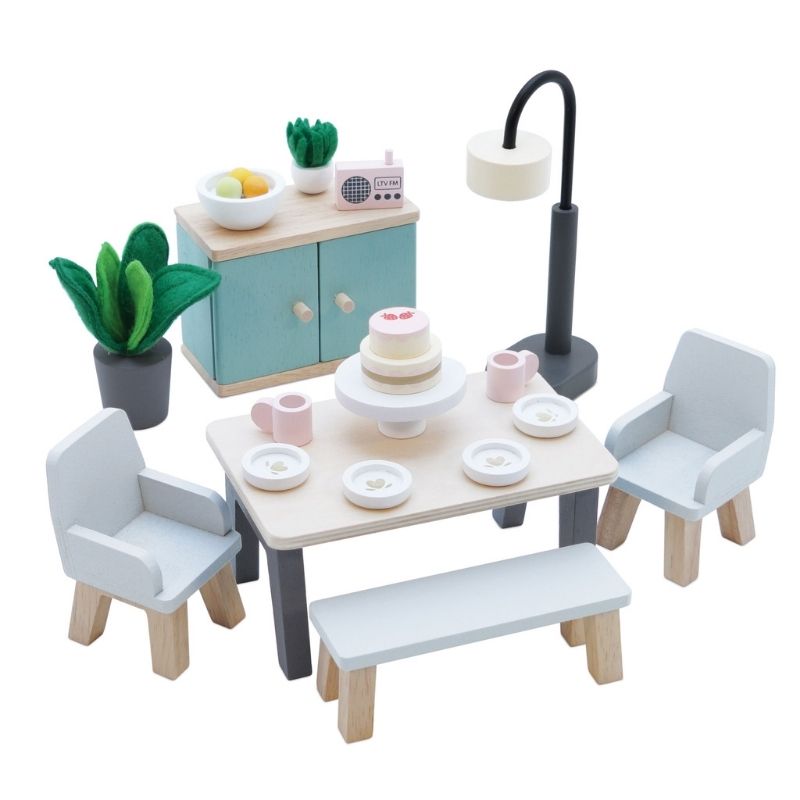 Le Toy Van Doll's House Dining Room Furniture Set
