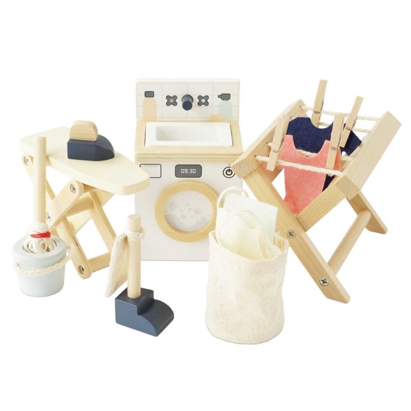 Le Toy Van Doll's House Laundry Room Furniture Set