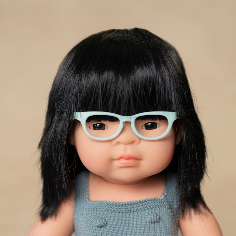 Miniland Girl Doll With Glasses - Acacia 38cm