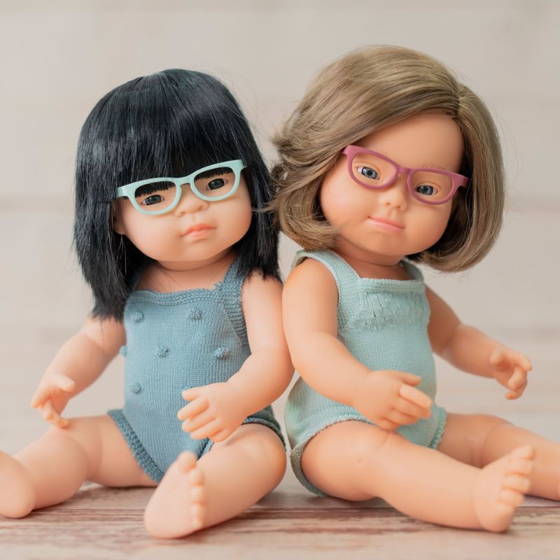 Miniland Doll With Glasses - Acacia 38cm