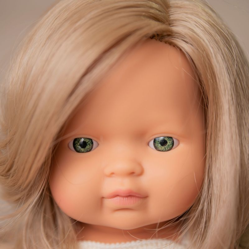 Miniland Dark Blonde Doll - Elder 38cm