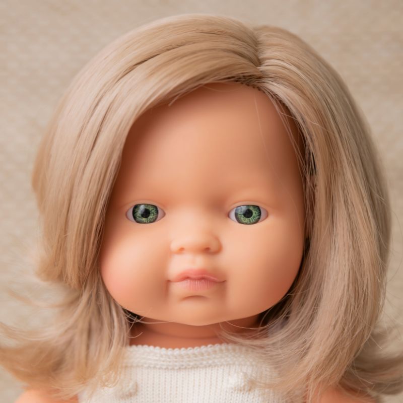 Miniland Dark Blonde Doll - Elder 38cm