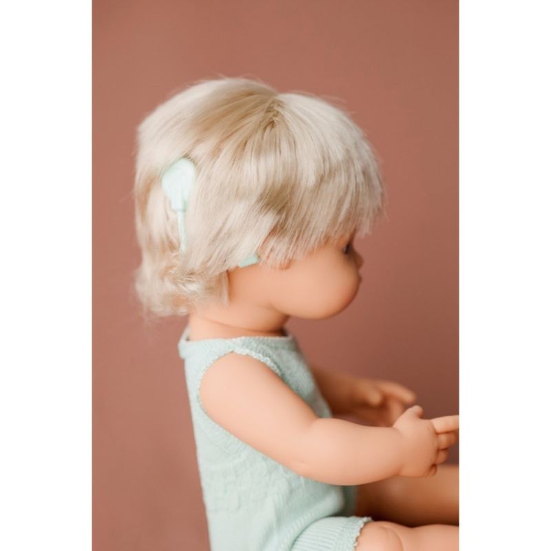 Miniland Girl Doll With Hearing Implant - Olive 38cm