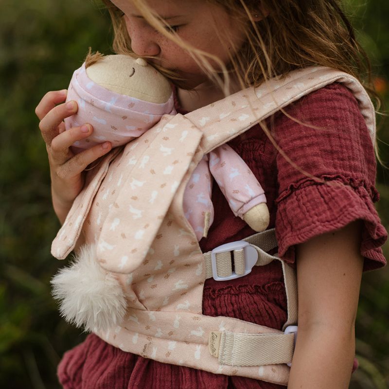 Olli Ella Dinkum Doll Cottontail Carrier - Lapin