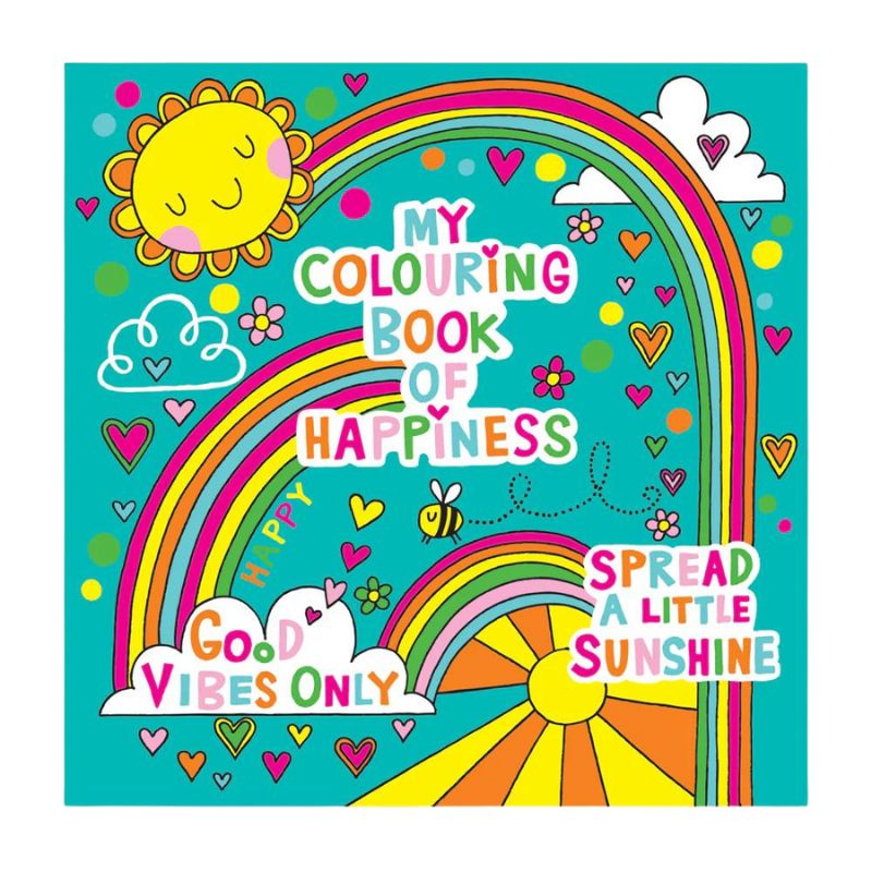 Rachel Ellen Designs Colouring Book of Happiness