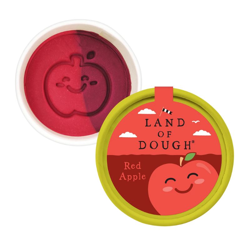 Land Of Dough Mini Pot - Red Apple