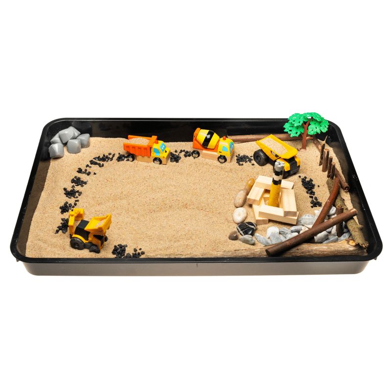 Rainbow Eco Play Mixies Glitter Sand - Construction 2.5KG