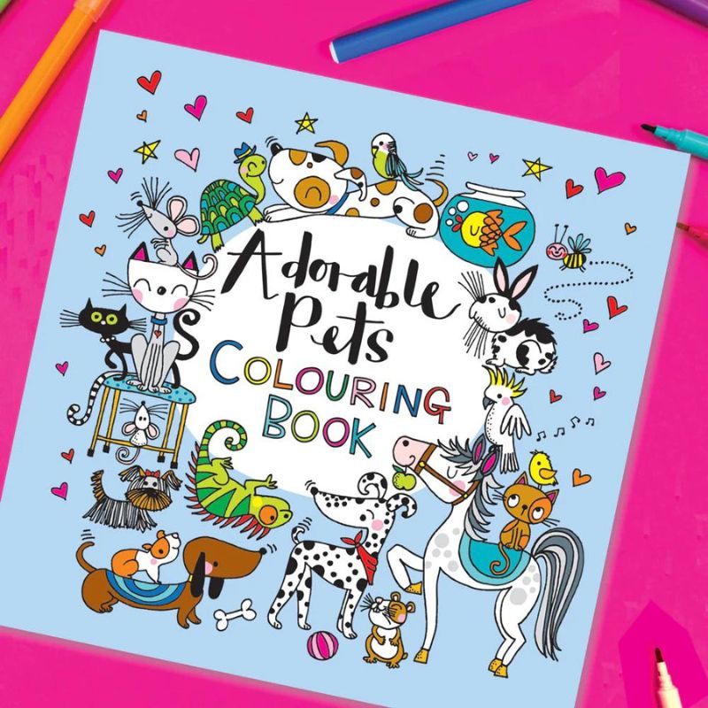 Rachel Ellen Designs Adorable Pets Colouring Book