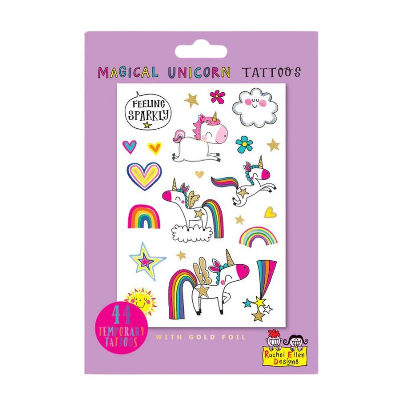 Rachel Ellen Designs Magical Unicorn Temporary Tattoos