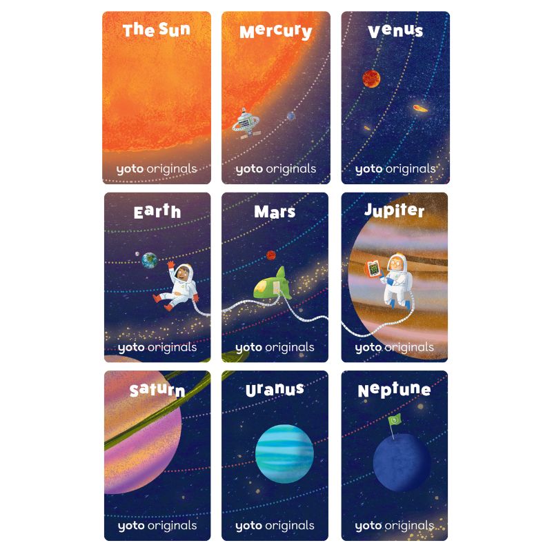 Yoto Card - The Solar System
