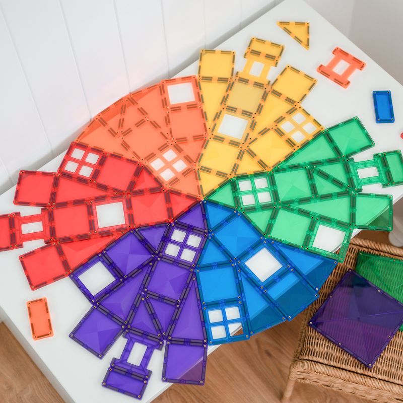 Connetix Tiles - 102 Piece Rainbow Creative Pack
