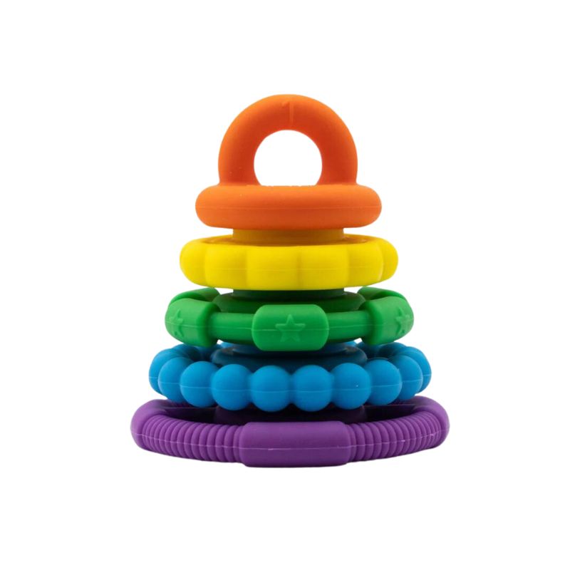 Jellystone Rainbow Stacker & Teether Toy - Rainbow