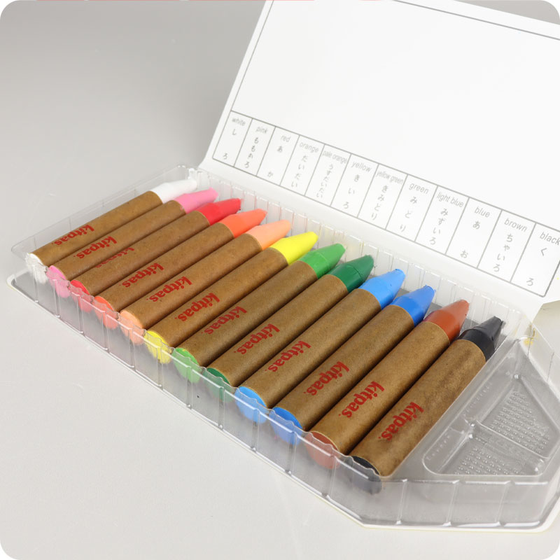 Kitpas Crayons - Large - 12 Pack