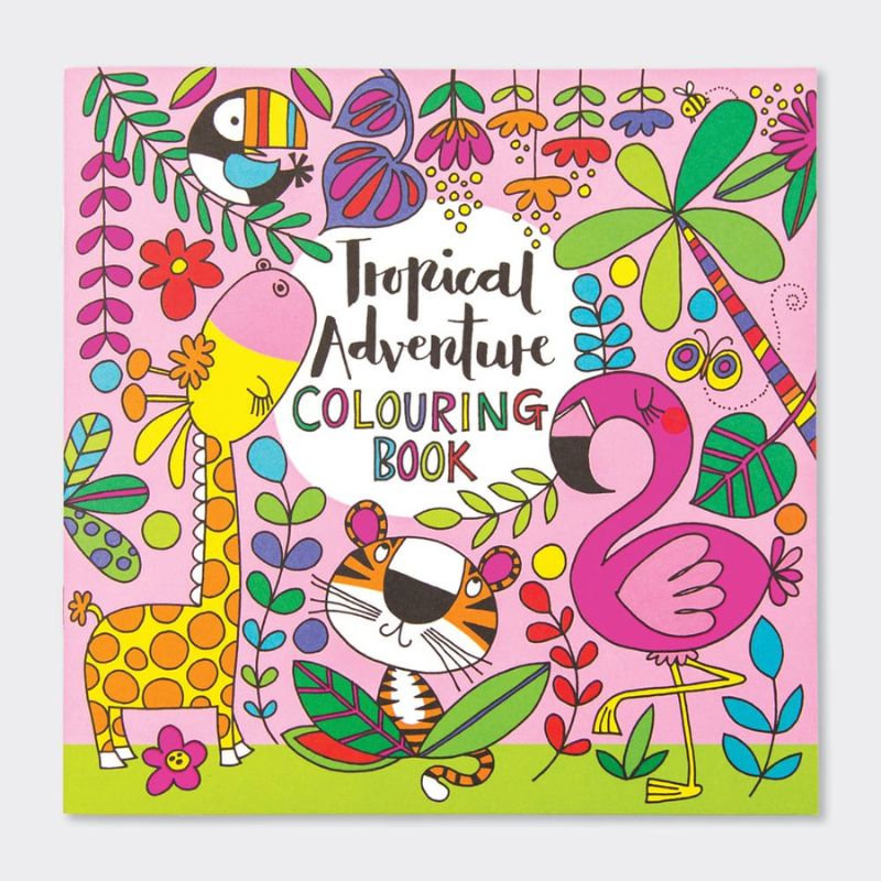 Rachel Ellen Designs Tropical Adventure Colouring Book