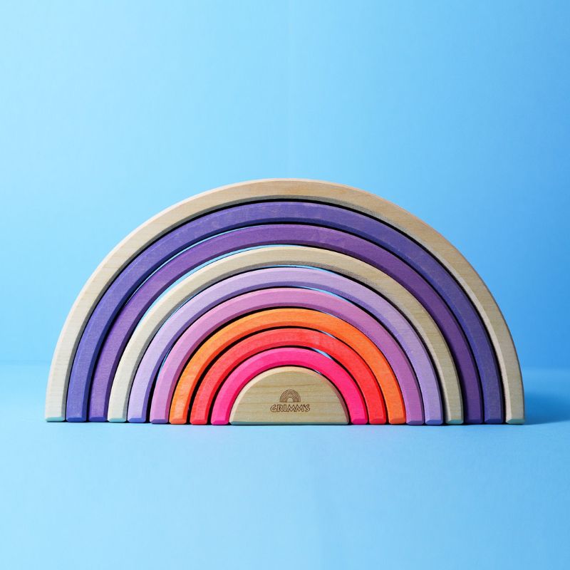 Grimm's Rainbow Neon Pink - 10 Piece