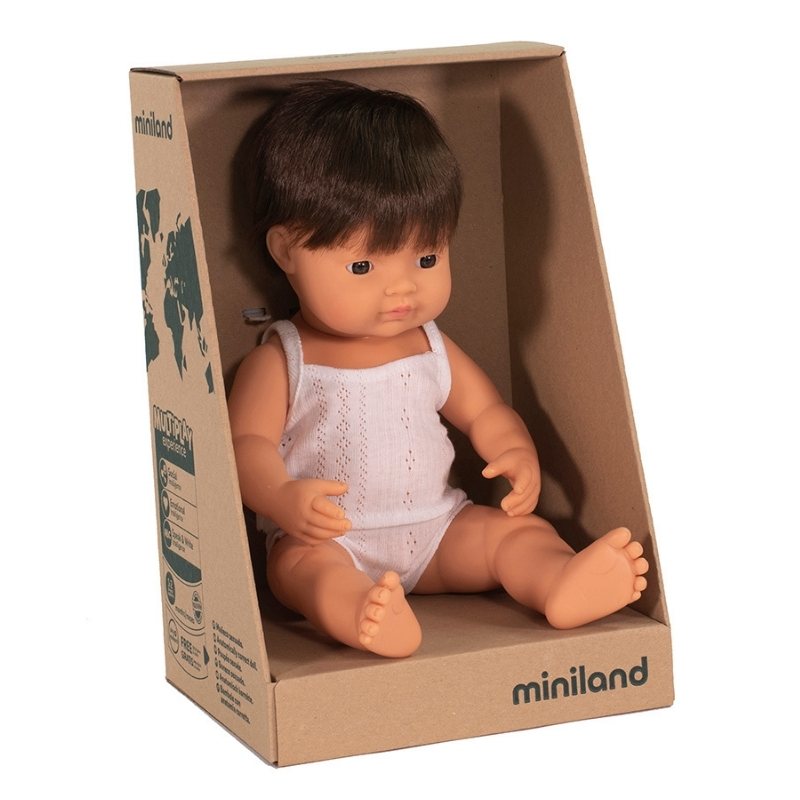 Miniland Brunette Doll - Willow 38cm