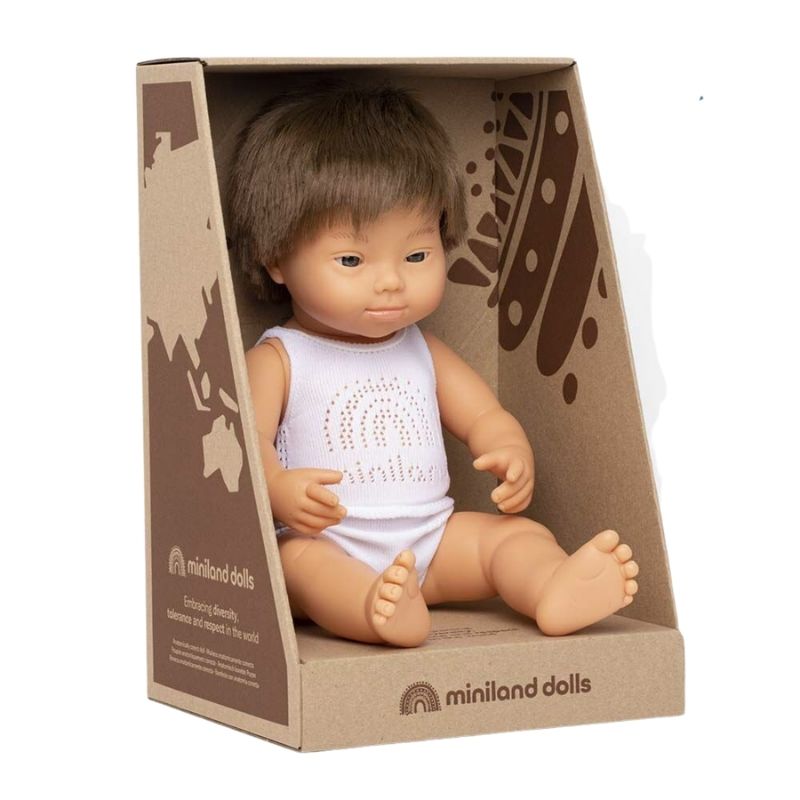 Miniland Doll With Down Syndrome - Maple 38cm