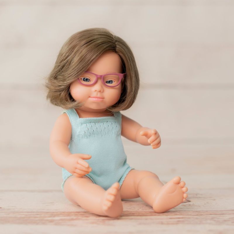 Miniland Doll With Down Syndrome - Forest 38cm