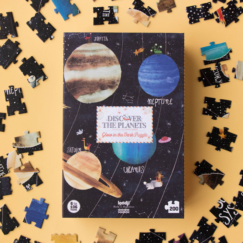 Londji Discover The Planets Glow In The Dark Puzzle