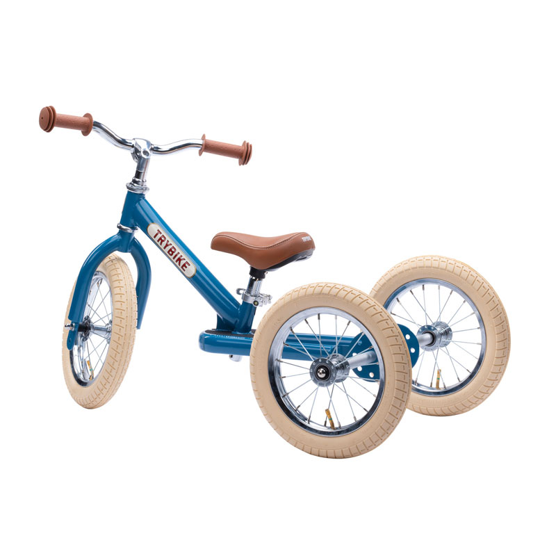 Trybike Steel 2-In-1 Balance Trike - Vintage Blue