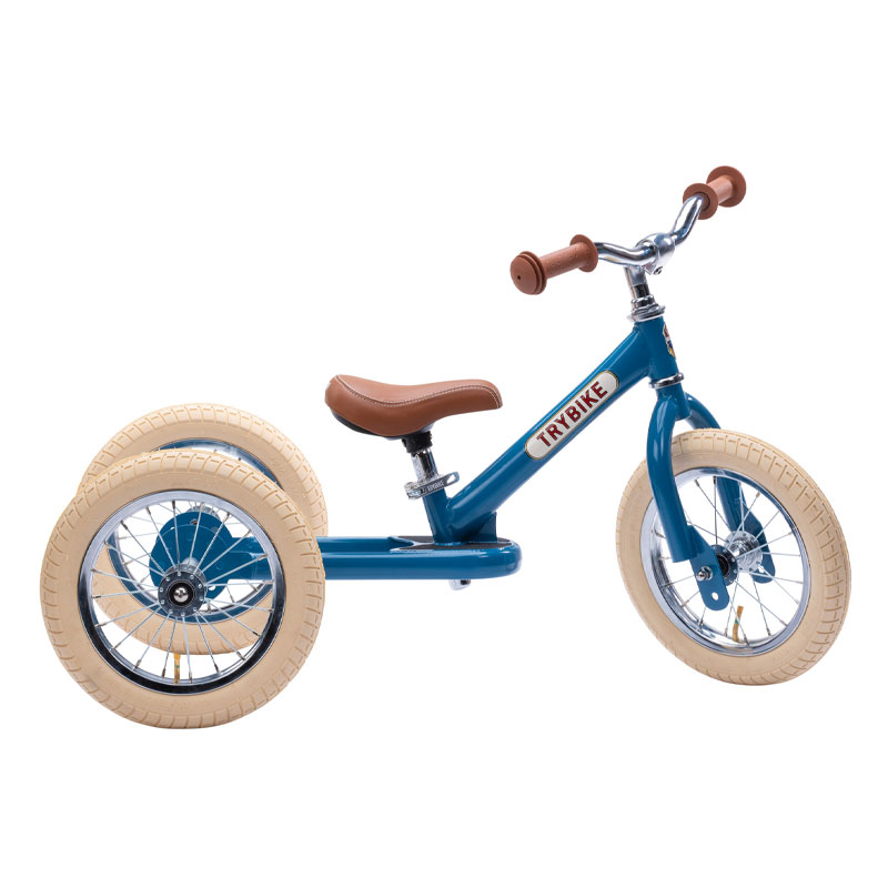 Trybike Steel 2-In-1 Balance Trike - Vintage Blue